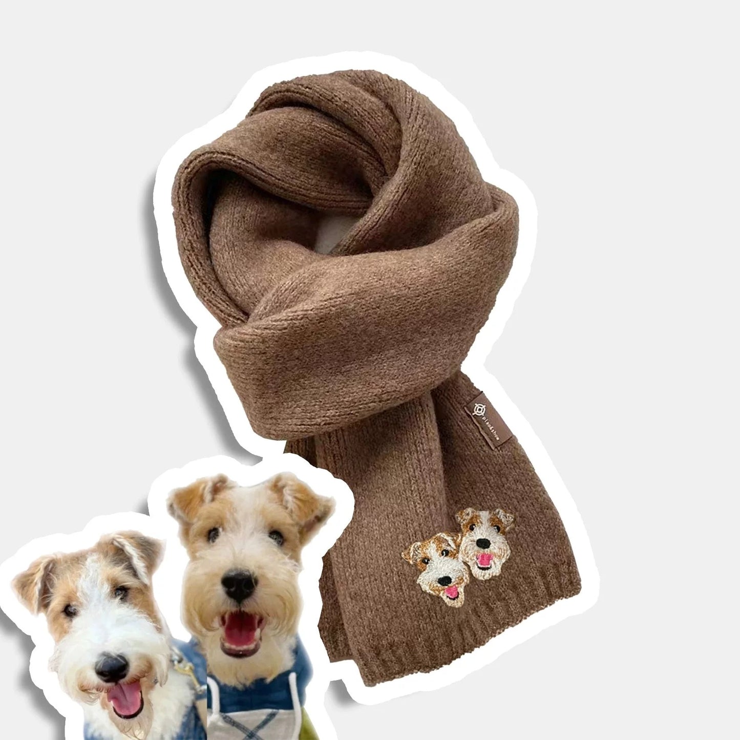 Custom Pet Portrait Scarf
