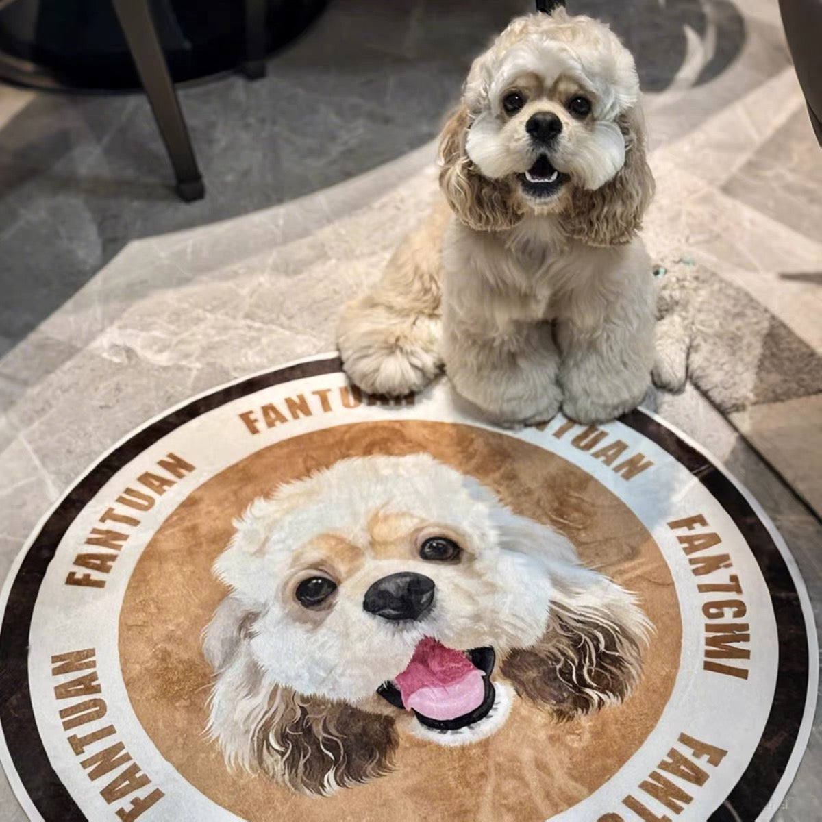 Custom Pet Portrait Rug