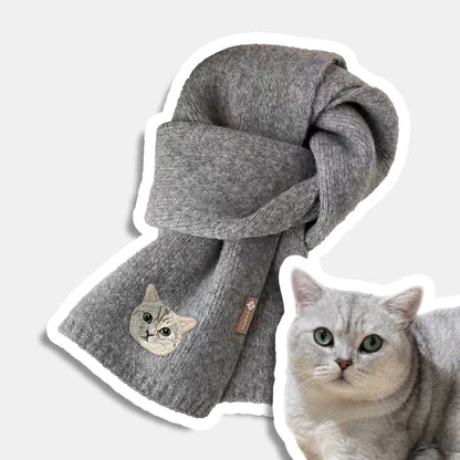 Custom Pet Portrait Scarf